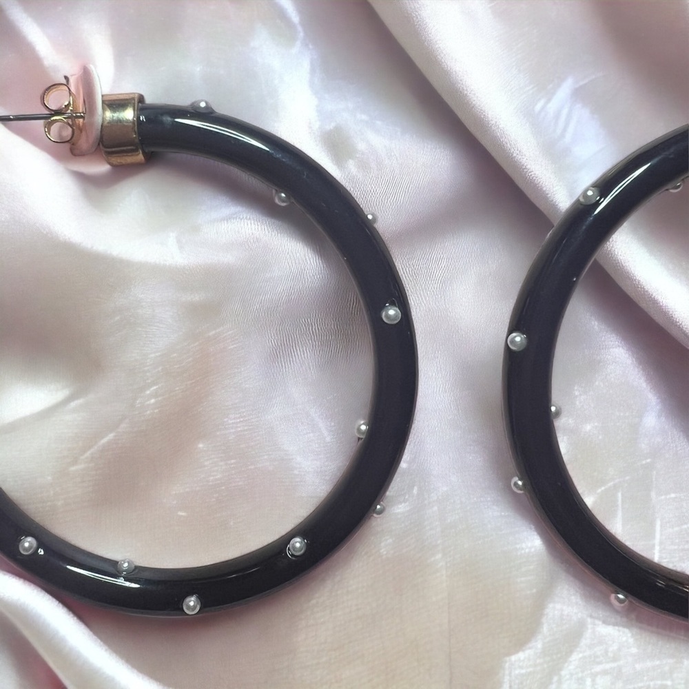 Hoohoops Black with Pearls - Picture 2 of 3